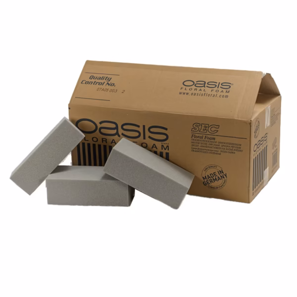 Пиафлора Oasis Суха Блокче , 23см х 8см, Сив