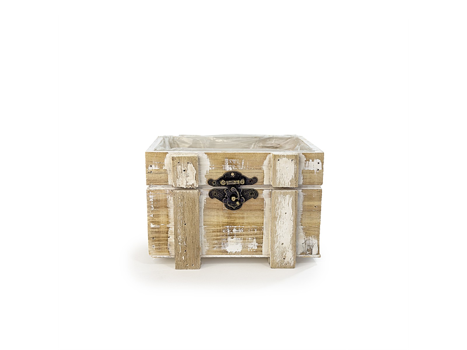 Дървена кашпа сандък, браш