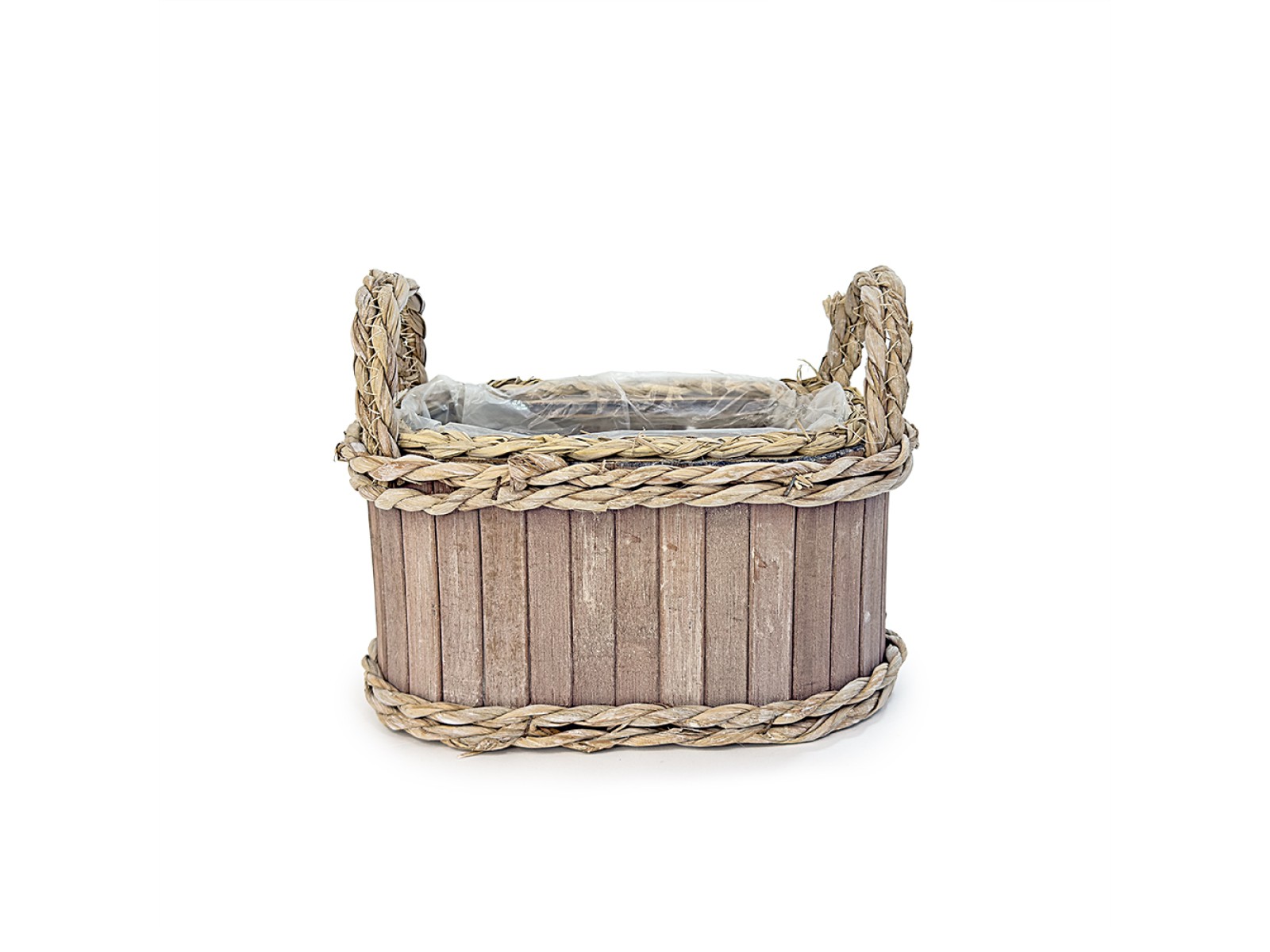 Дървена кашпа, rose