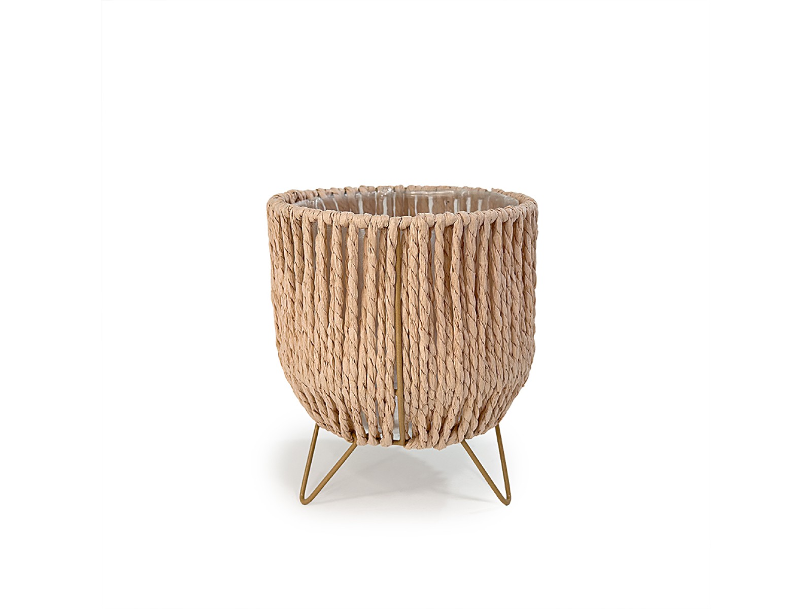 Кашпа от лико с крачета