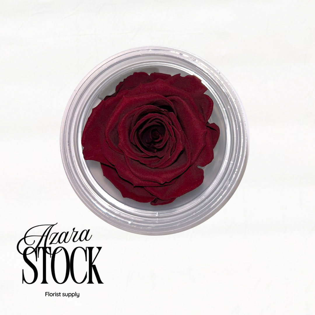 Вечна роза червено