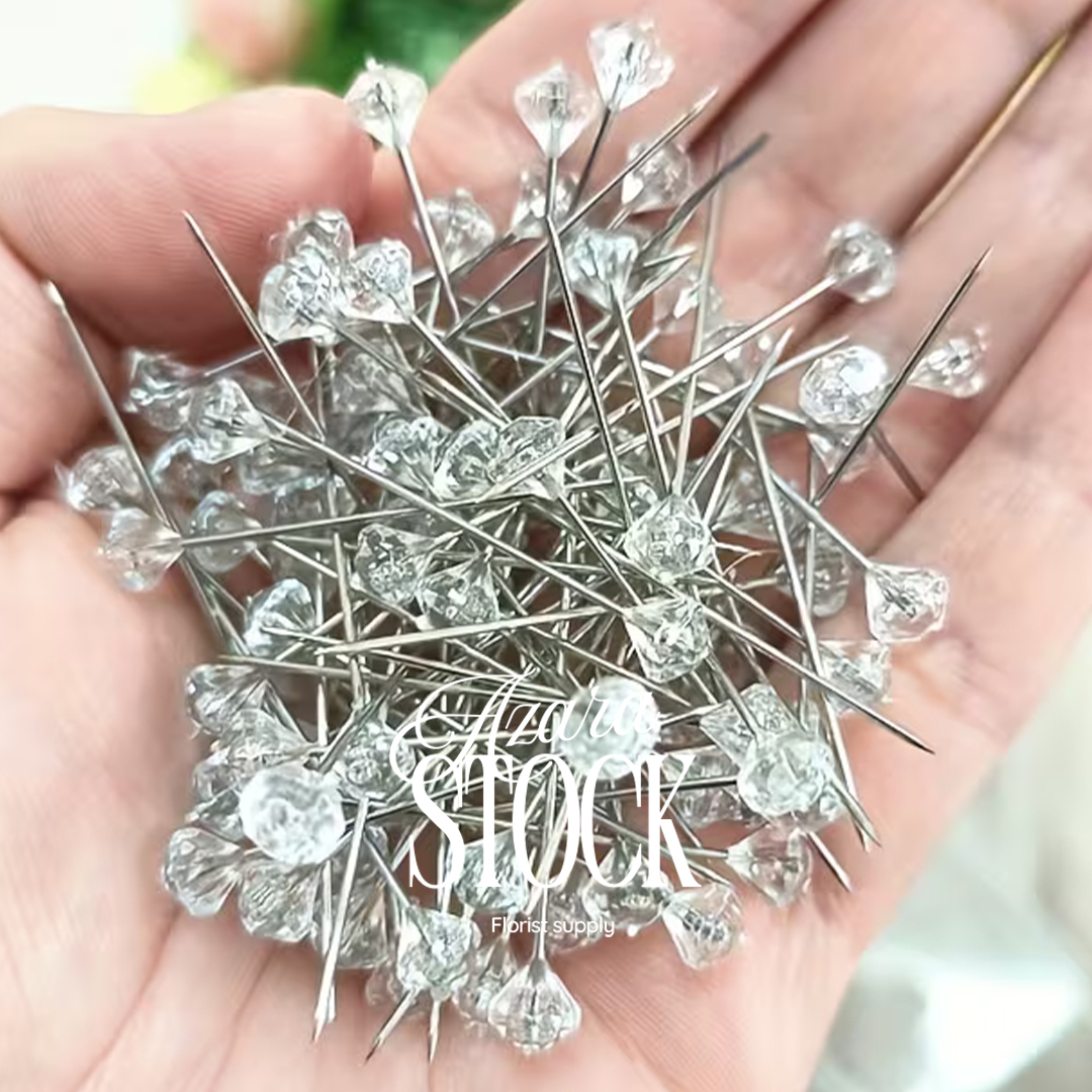 Декоративни карфици с диамант 200 бр