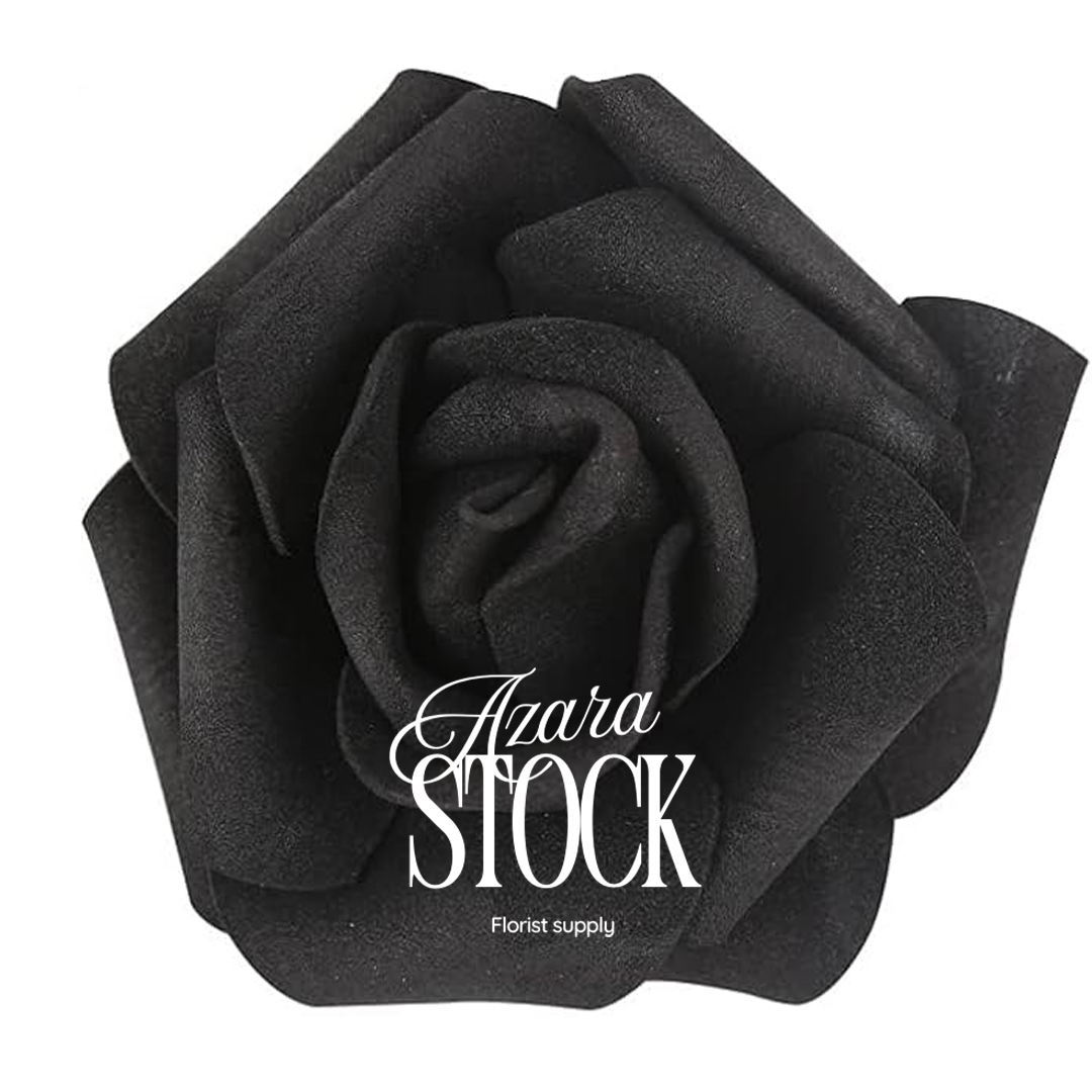 Фоам рози 7 см. черно 98 бр в пакет