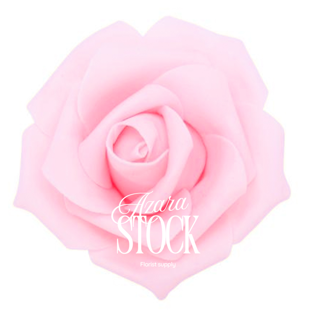 Фоам рози 7 см. светло розово 98 бр в пакет