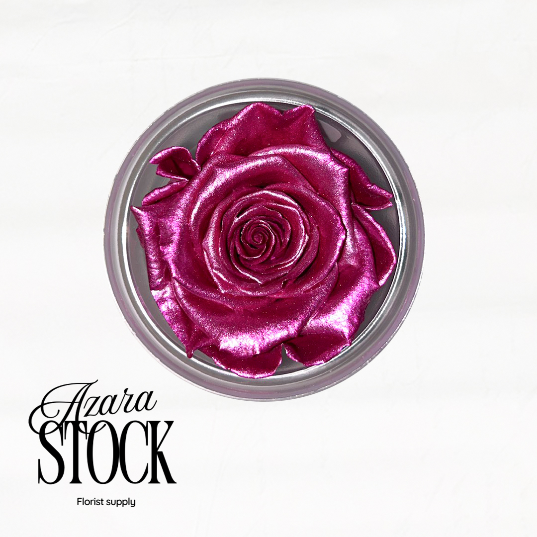 Вечна роза циклама брокат