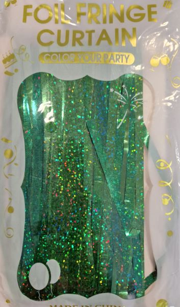 Фонова стена, холограмна, 1m * 2m, зелена