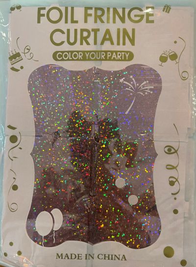 Фонова стена,  1m * 2m, розово злато / холограмна