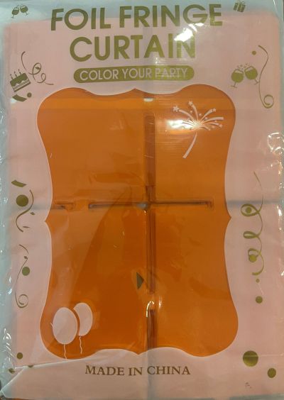 Фонова стена, 1m * 2m, макарон оранжева