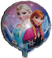 Балон фолио кръгъл 18инча Елза и Анна /Леденото кралство /