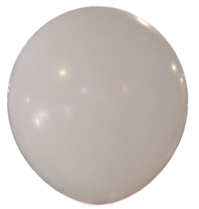 Балон латекс пастел, 18", 50бр., D 597 WH,  бели