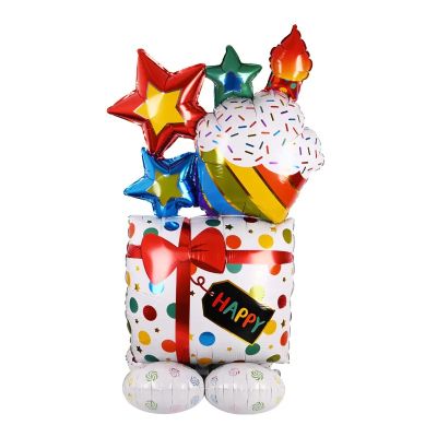 Настолен балон - Композиция Happy Birthday