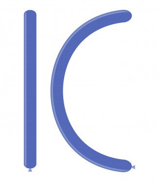 Балони за моделиране ROCCA, размер 4х120см, виолетово синьо, 100бр. D4 53