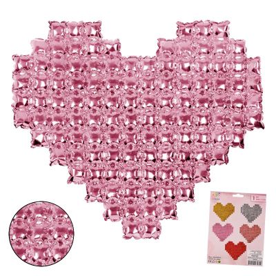 Балон Сърце - Гигант /фолио/, розово