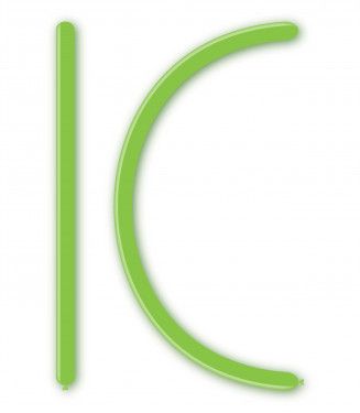 Балони за моделиране ROCCA, размер 2х120см, светло зелено, 100бр., D2 18