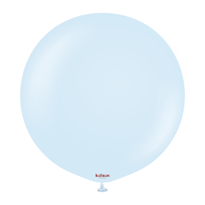 Големи кръгли балони Kalisan 18" Macaron Baby Blue/ бебешко синьо, 1бр., 3007