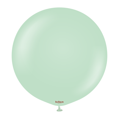 Големи кръгли балони Kalisan 18" Macaron Green/ зелено, 1бр., 3004