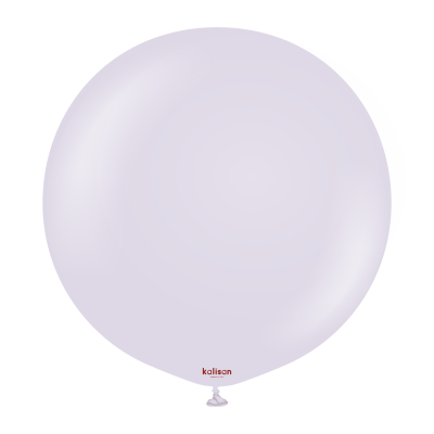 Големи кръгли балони Kalisan 18" Macaron Lilac/ люляк, 1бр., 3003