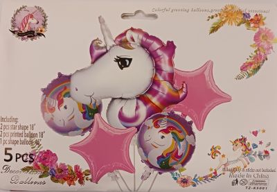 Комплект Балони фолио Еднорог /5 броя