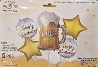 Комплект Балони фолио Cheers HB /5 броя