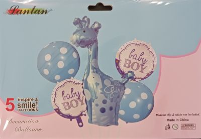 Комплект Балони фолио Baby BOY синьо /5 броя