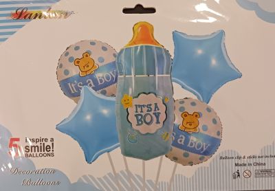 Комплект Балони фолио It's a BOY синьо /5 броя