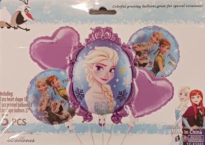 Комплект Балони фолио Леденото кралство (Елза) /5 броя