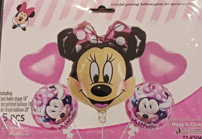 Комплект Балони фолио Мини Маус /5 броя