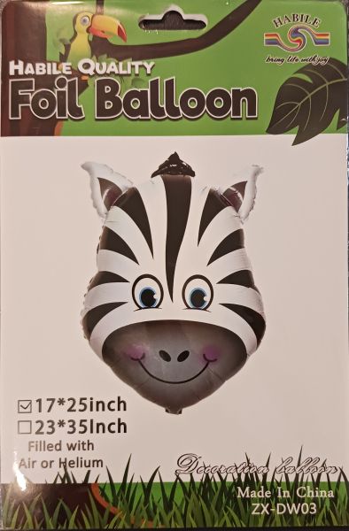 Балон фолио зебричка