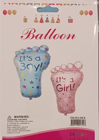 Балон фолио стъпчица It's a boy!
