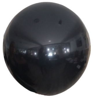 Балон латекс пастел, 18", 1бр., D 597 BK, черни