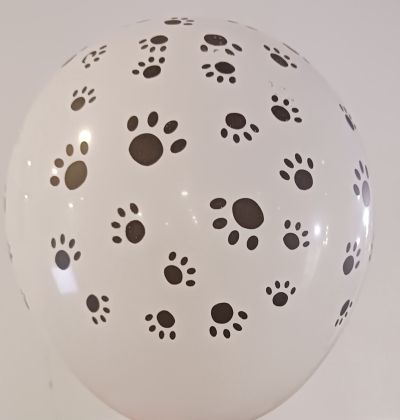 Балони с печат Лапички /10 броя/