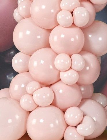 Балони пастел ROCCA - Раковина / Shell pink, 30см, 100бр., G110 400