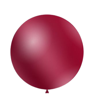 Балон металик ROCCA - Бордо металик / Metal Pomegranate Burgundy, 38см, 1 бр., GM150 76