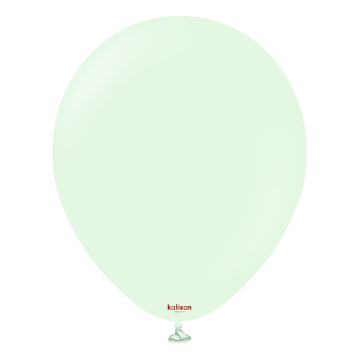 Големи кръгли балони Kalisan 18" Macaron Pale Green / нежно зелено, 25бр., 3009