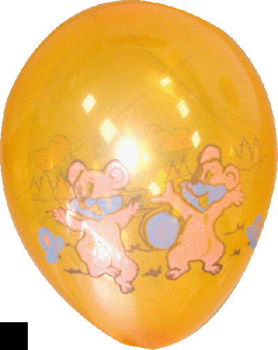 Балони с печат, 26см, 100бр.