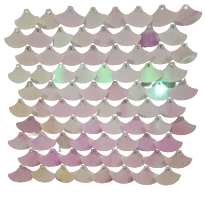 Комплект 50 пана за пайетена фонова стена с прозрачен гръб, 30*30см, плочки РОЗОВО