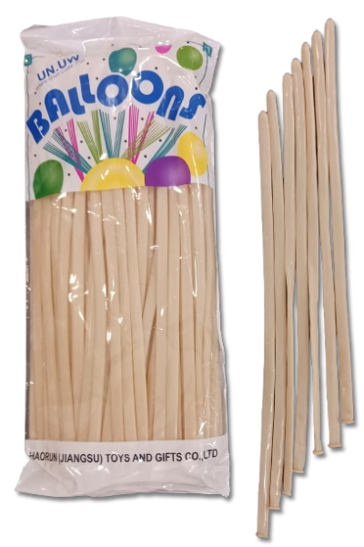 Моделиращи балони Tropic fire ПАСТЕЛ 100бр/пак. * D4, прозрачно