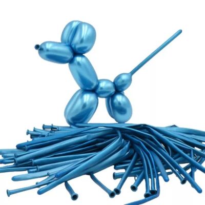 Моделиращи балони Tropic fire ХРОМ, 100бр./пак., D4, Сини
