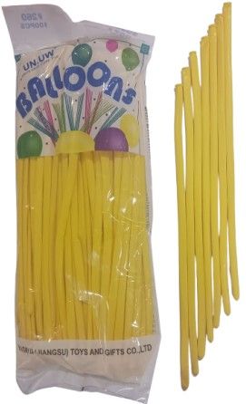 Моделиращи балони Tropic fire ПАСТЕЛ 100бр/пак. * D4, жълто