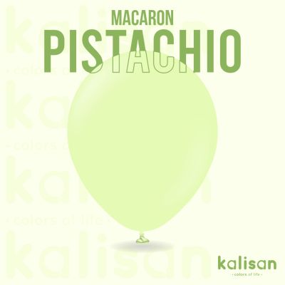 Големи кръгли балони Kalisan 18" Macaron Pistachio, 1бр.,