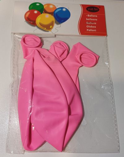 Балони латекс пастел 18" - 3 бр., розови, D-598-PK