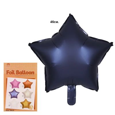 Балон Звезда /фолио/ матиран