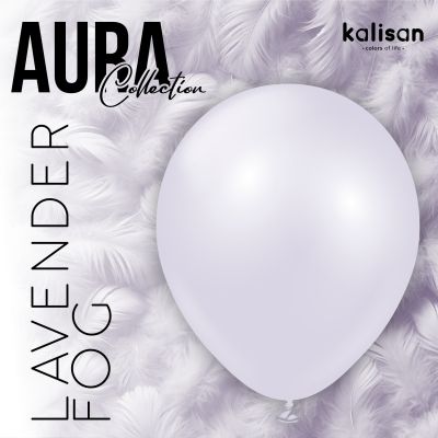 Кръгли балони Kalisan 12" Aura Lavender Fog 50бр.