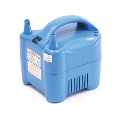 Електрическа помпа за балони с две глави / синя