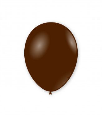 Балони пастел ROCCA - Кафяво / Chocolate Brown, 26см, 100бр., G90 31
