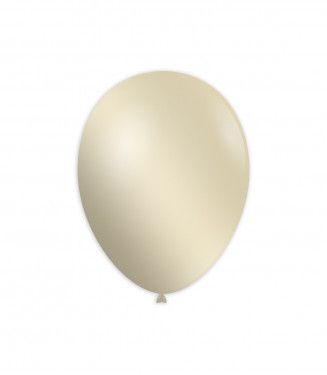 Балони металик ROCCA - Слонова кост металик / Metal Ivory, 26см, 100бр., GM90 38