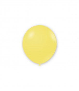 Малки кръгли балони пастел ROCCA - Горчица / Mustard, 13см, 100бр., A50 43