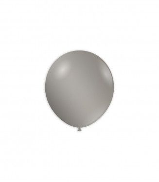 Малки кръгли балони металик ROCCA - Сребро металик / Metal Silver, 13см, 100бр., AM50 68
