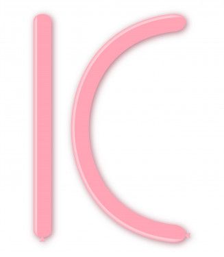 Балони за моделиране ROCCA, размер 4х120см, розово, 100бр. D4 26