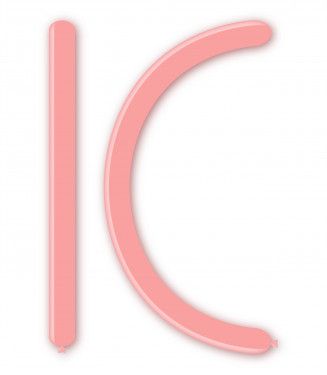 Балони за моделиране ROCCA, размер 4х120см, светло розово, 100бр. D4 24